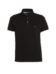 Poloshirt de corte ajustado negro L
