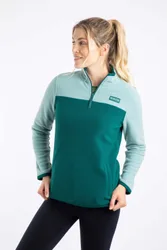 Rowan Womens 1/4 Zip Colour Block Microfleece - - Size: 20