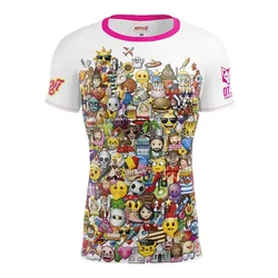 Emoji Big Wave Short Sleeve T-shirt Multicolour S Men