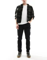 Mens Rope Slim Tapered Fit Jeans In Black - Size 28w/32l