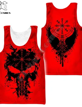 Mjolnir Odin Raven Tattoo Red 3D Printed Men vest Summer Harajuku Sleeveless T-shirt Unisex Casual Polyester Tank Tops BX-68 - Aliexpress - FashionsVida