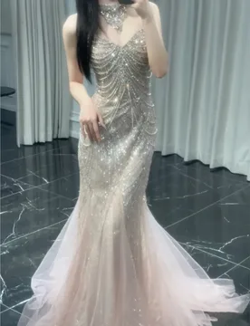 The new fishtail banquet and coming-of-age ceremony a niche light luxury morning gown toasting dress - Aliexpress - FashionsVida