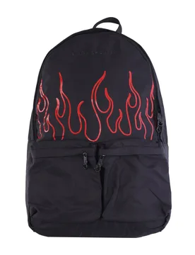 Zaino Uomo Flames Backpack Black/red - VISION OF SUPER - FashionsVida