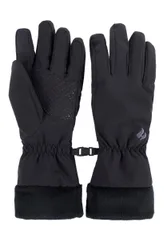 Women's 1 Pair SOCKSHOP Kenai Soft Shell Gloves Black M/L - Black - Size: Medium