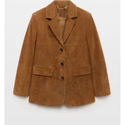 Blazer de mujer de piel ante