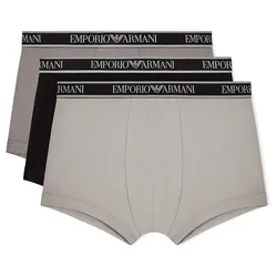 Boxers Em000259_af20669 3 Unità Black / Steel / Grey S