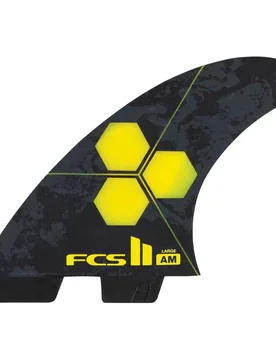 Dérive Ii Am Pc L Tri-quad Fins Yellow One Size unisex - FCS - FashionsVida
