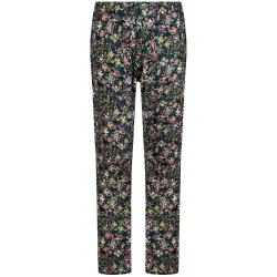 Pantalon largo estampado de mujer