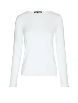 T-shirt manches longues KIROSA SOFT LONG blanc 40 - someday - FashionsVida