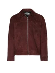 Lederjacke RIKKA_2 rouge foncé XXL
