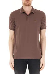 SUN68 Polo maniche corte MARRONE S