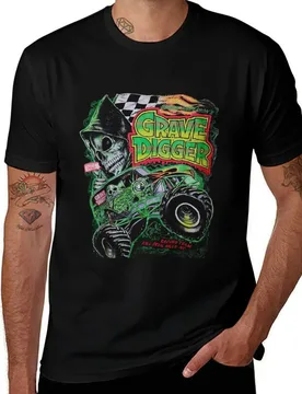Grave Digger Racing Team Vintage Classic T-Shirt Athletic Quick Dry T-Shirt for Men - Aliexpress - FashionsVida