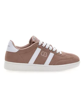 Sneakers Rosa con Bande Laterali Bianche AMELIE SD 36 - Cotton Belt - FashionsVida