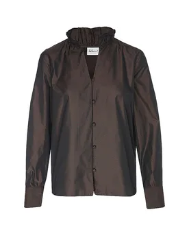 Trachtenbluse LUFIAMMITA braun M damen - LUIS TRENKER - FashionsVida