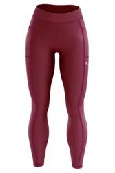 Womens Basic B*tch Maroon Leggings - - Size: S
