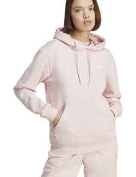 Essentials small logo sudadera mujer Rosa (XS) - Adidas - FashionsVida