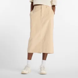 Falda midi Stretch Corduroy de Mujer