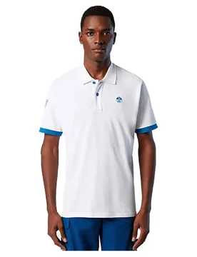 Polo à Manches Courtes 692411 White XL - North Sails - FashionsVida