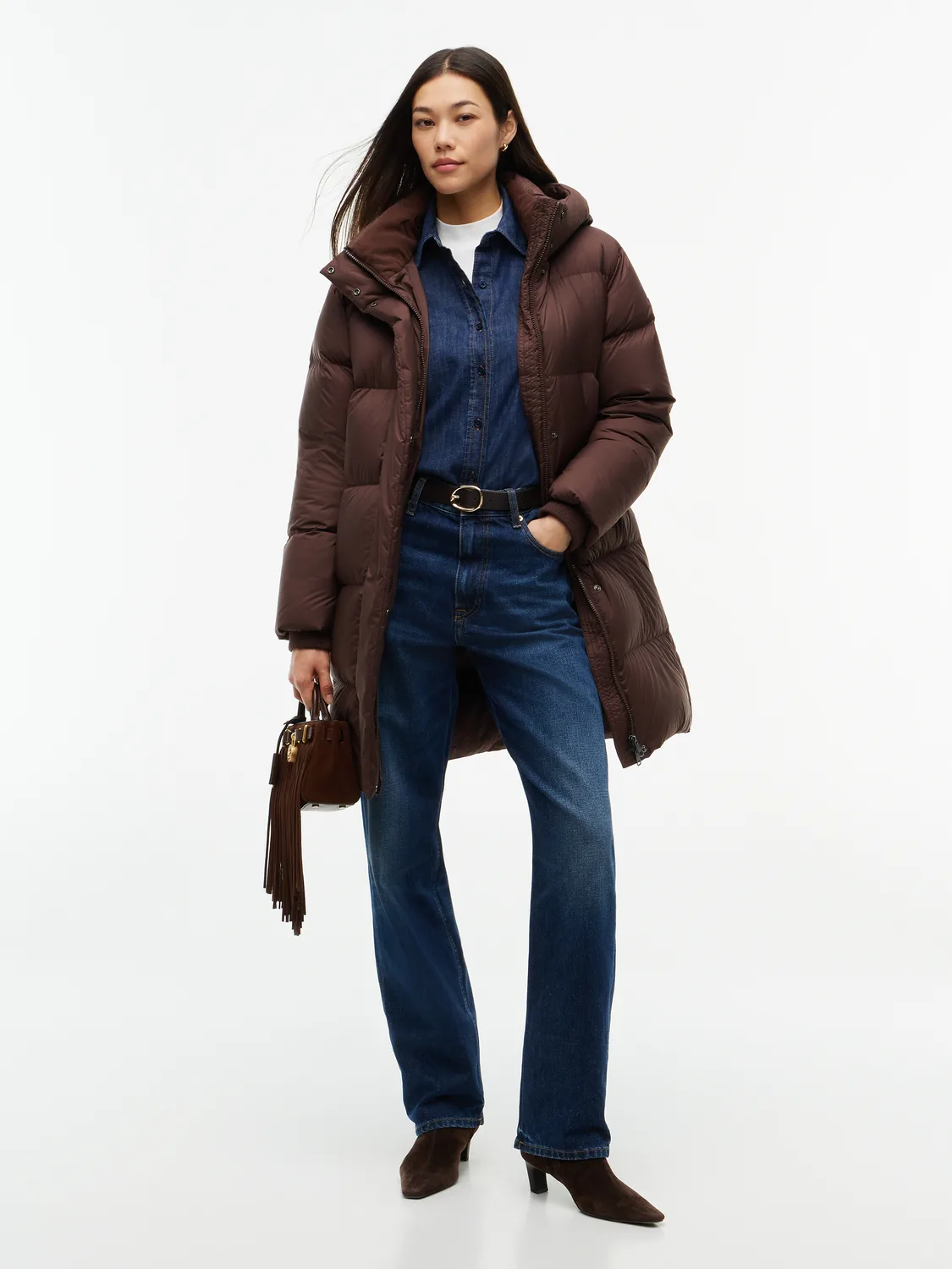 DOWN MODERN COAT female - M - FashionsVida