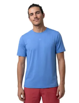 Maglietta A Maniche Corte Linden Gravel Blue - Siroko - FashionsVida