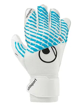 Gants De Gardien De But Fm Cybertec Soft Pro White / Cyber Blue / Black 7.5 unisex - Uhlsport - FashionsVida