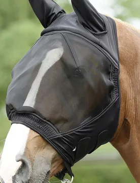 Fliegenmaske FLY BUCKLER, schwarz VB - Busse - FashionsVida