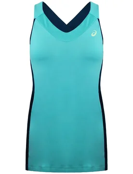 Top Womens Teal Padel Tank Top - Size Small - Asics - FashionsVida