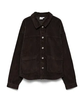 Sobrecamisa VMJAMIE marrón S - Vero moda - FashionsVida