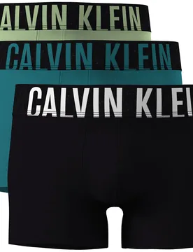 Boxers 000nb3775a Trunk 3 Unités Black / Teal Breeze / Forest Freeze S - Calvin Klein - FashionsVida