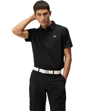 Polo Duff Regular, schwarz m - J.lindeberg - FashionsVida