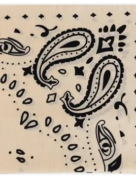 Pañuelo cuadrado de poliéster suave con estampado paisley - Kbas - FashionsVida