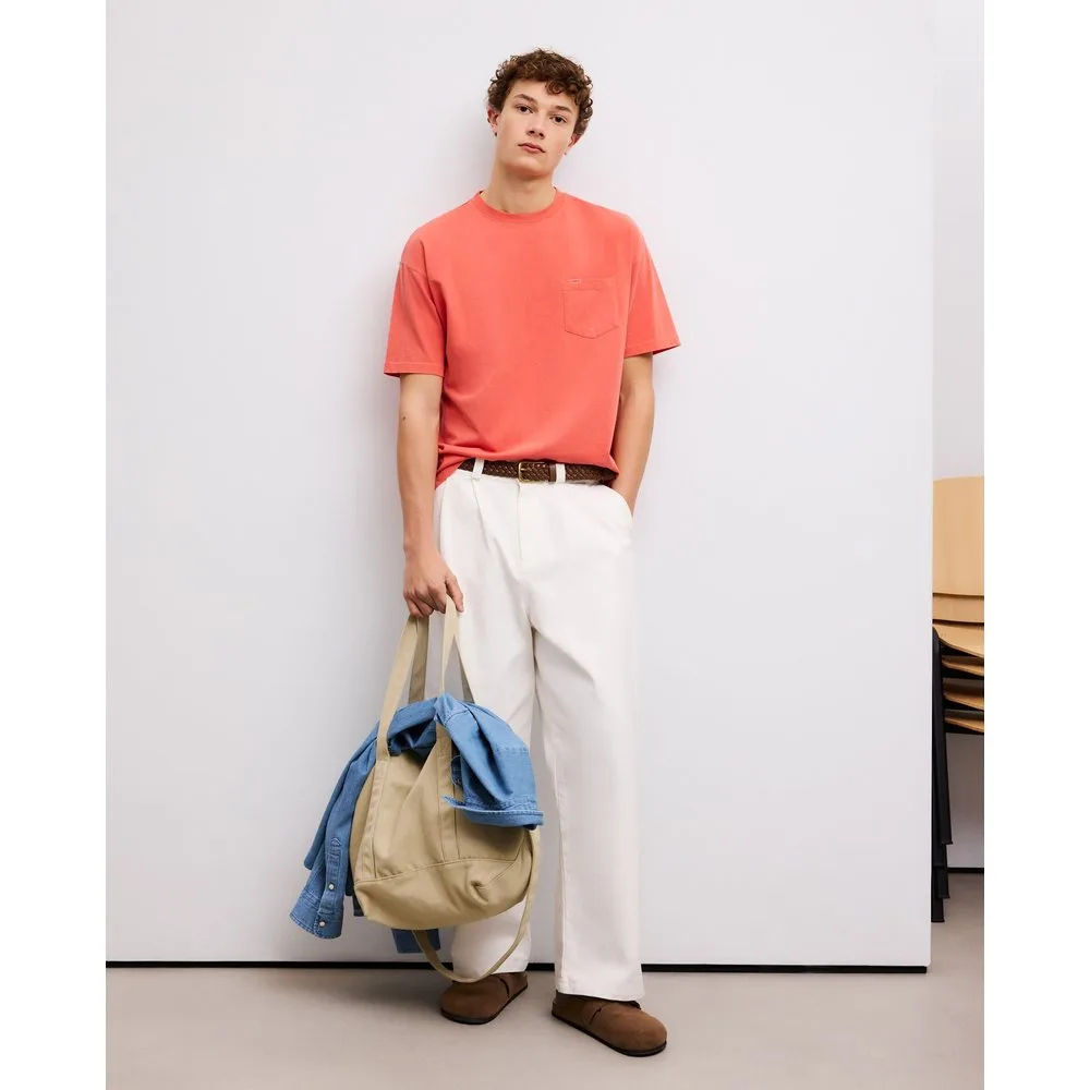 Camiseta manga corta overdye bolsillo - Green Coast - FashionsVida