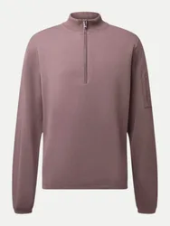 Half-Zip Wollpullover TARVIK Violett L