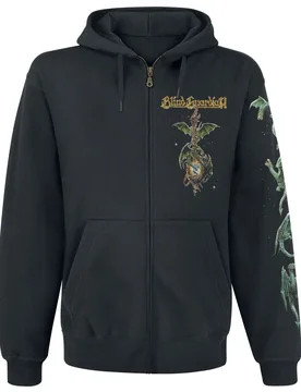 Kapuzenjacke - Imagination From The Other Side - Guitar - S bis XXL - für Männer - Größe M - schwarz - Lizenziertes Merchandise! - Männer - male - Blind Guardian - FashionsVida