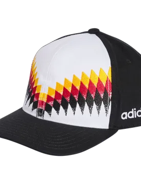 Germany Unisex Caps - Black - Size 54 - 56 cm - Cotton - Black - Size: 54 - 56 cm - Adidas - FashionsVida