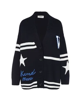 Cardigan WKDBELGIO dunkelblau XS Damen - WEEKEND MAX MARA - FashionsVida