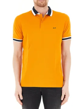 Polo maniche corte ARANCIONE L - Sun68 - FashionsVida
