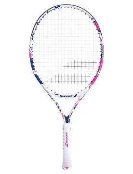 B Fly 23 Junior Tennis Racket White / Blue / Pink 5X0 - Babolat - FashionsVida