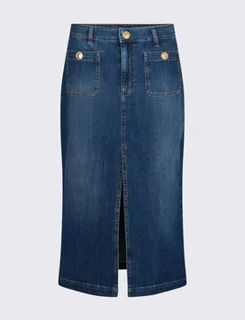 Gonna in jeans donna denim blue - Liu jo - FashionsVida