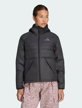 Giacca con cappuccio isolata Terrex Multi CLIMAWARM XL Black / Black - Adidas - FashionsVida