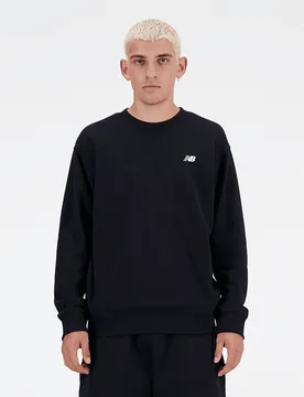 Sport Essentials Herren Sweatshirts - Schwarz - Größe XL - Baumwoll-Jersey Black XL - New Balance - FashionsVida