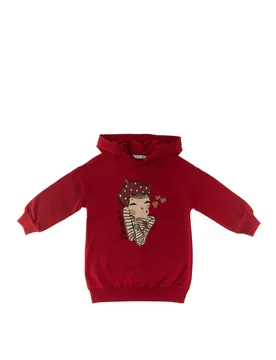 MAYORAL Abito in felpa ROSSO 7A - Mayoral - FashionsVida