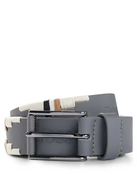 Equestrian Gürtel SIGNATURE grey 80 - BOSS - FashionsVida