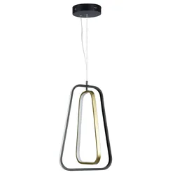 Suspension Led 36w 2700k 4500 Lumens Black / Golden / Black One Size
