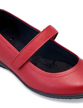Maggie May - Sale Women's Extra Wide Shoes for Swollen Feet - Lipstick Red - Size: 6 XXW - Cosyfeet - FashionsVida
