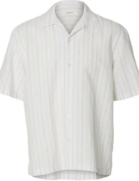 Camisa de hombre manga corta - Selected - FashionsVida