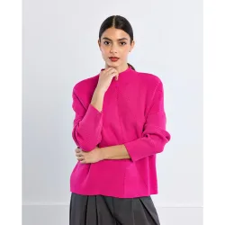 Jersey de mujer de manga larga motivo rayas