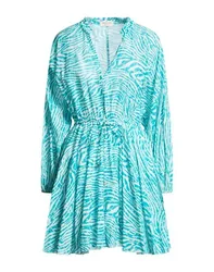 Minivestido Mujer Azul turquesa S Mujer