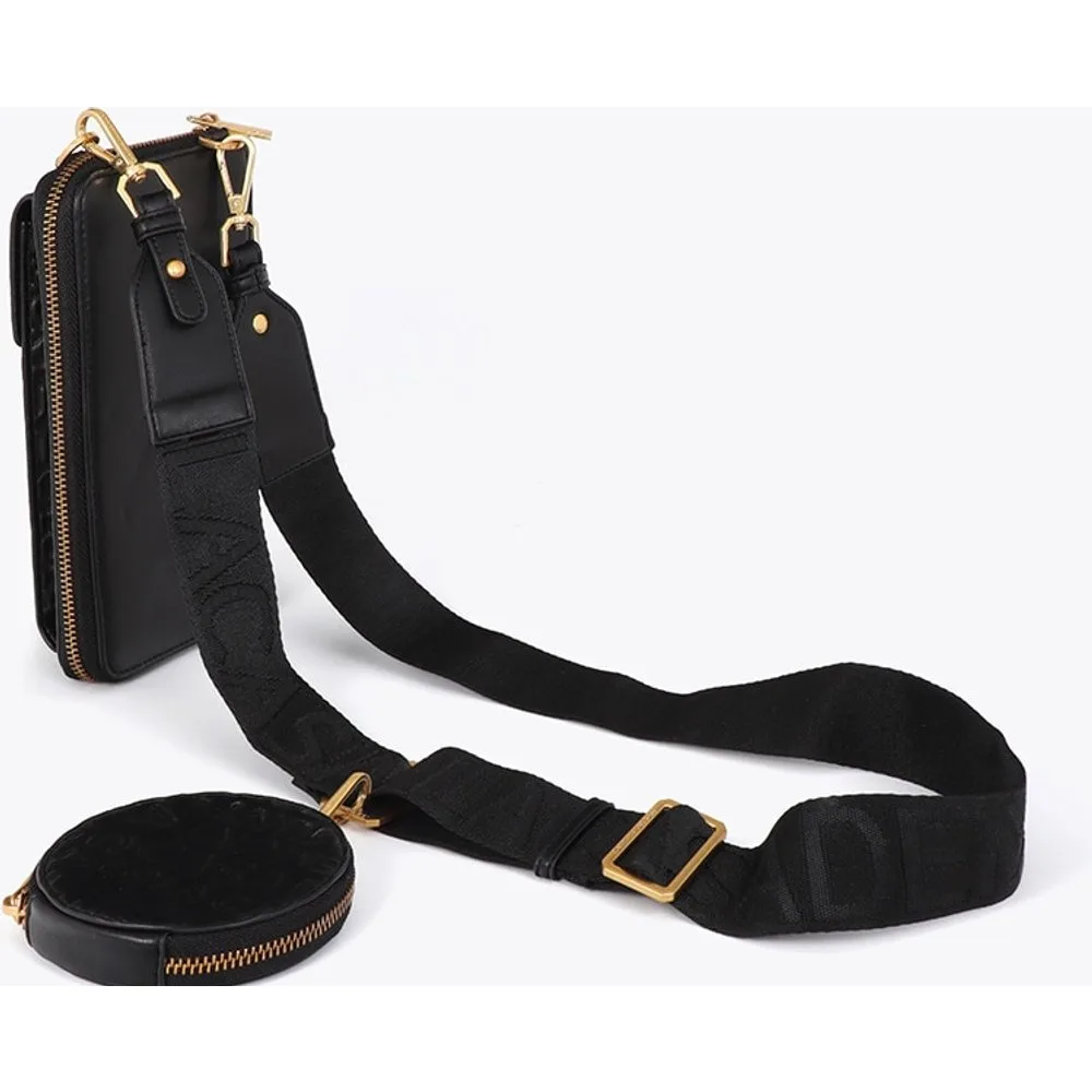 Bolso para móvil logo pespunte - Lola Casademunt - FashionsVida