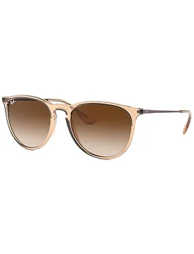 Lunettes de soleil lifestyle - Erika Classic Polished Transparent Brown Brown Gradient - Rose - Ray Ban - FashionsVida